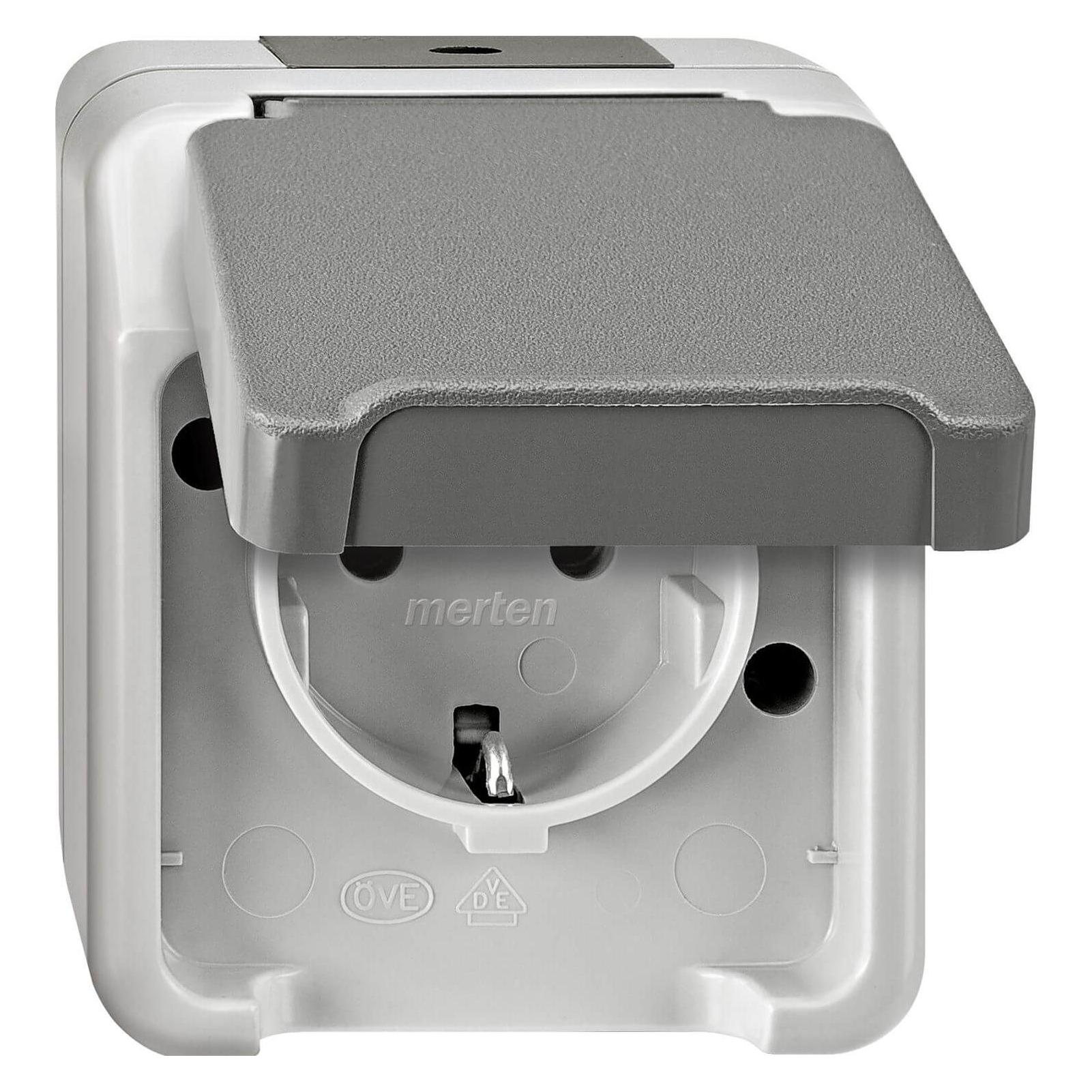 Merten Steckdose SCHUKO MEG2400-8029 lichtgrau (MEG2400-8029)