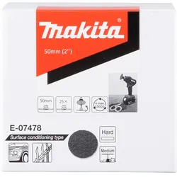 Makita Vliesscheibe, 50 mm - hart mittel  - E-07478