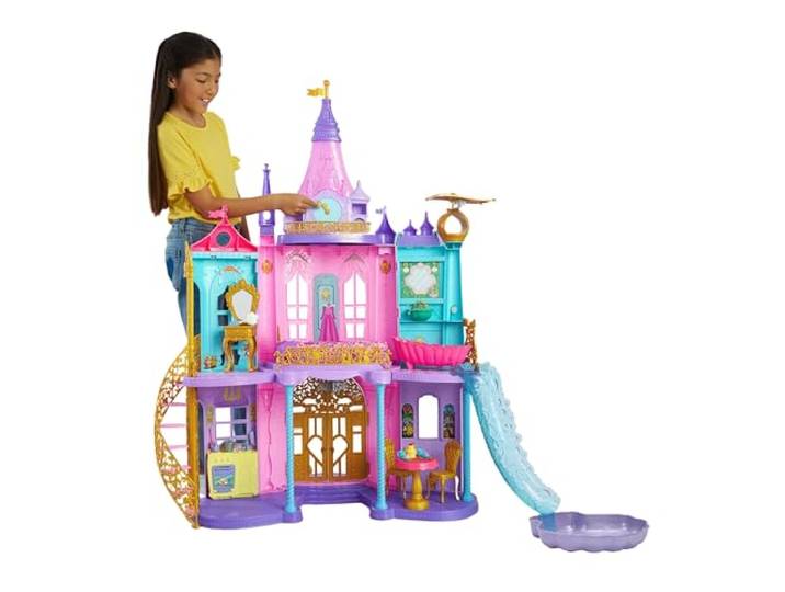Mattel Disney Princess Ultimatives Schloss, 120 cm hoch, mit Licht und Sound