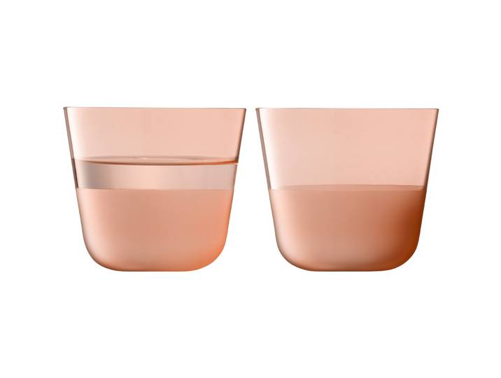 LSA International Becher Arc Contrast coral Glas 0.26 l