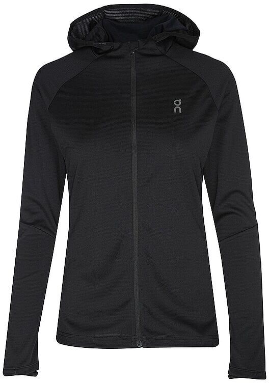 ON Damen Laufjacke Climate Hoodie schwarz   L W