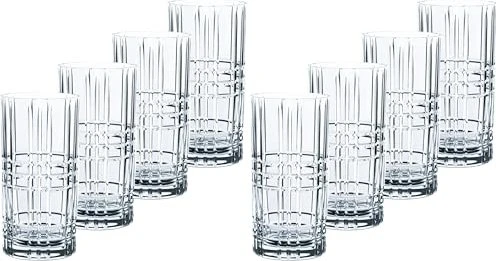 Nachtmann SQUARE Gläser-Set - Hohe Gläser - 4 Stück, 4 Stück