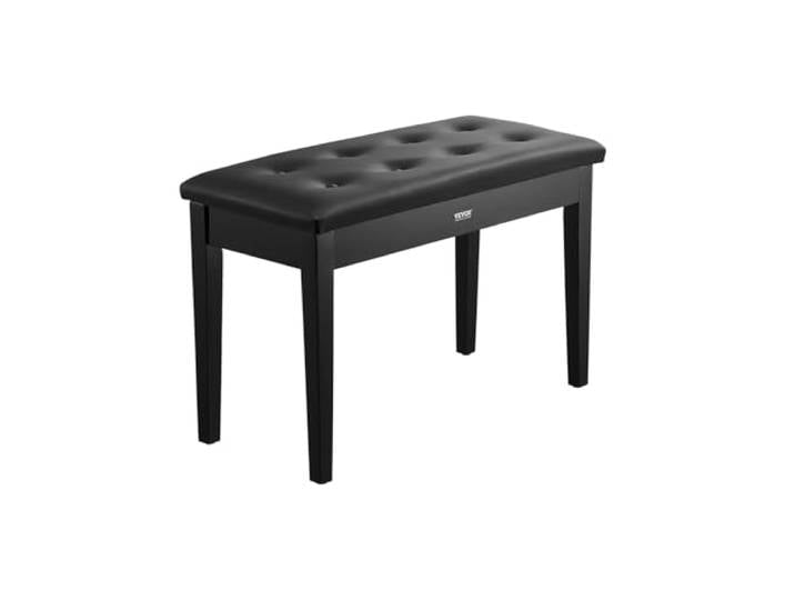 VEVOR Banc de Piano 750x355x490 mm Tabouret de Piano avec Coussin Rembourré Haute Densité\, Banquette Siège de Piano en Bois\, Compartiment de Banc de Rangement pour Livres de Musique\, Chambre à Coucher