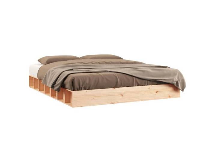 Lit chambre - VIDAXL - SOLOMON - 180x200 cm - Bois massif - Design élégant - Montage simplifié