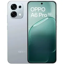 OPPO A6 Pro (256 GB, Lunar Titanium, 6.57", Dual SIM, 5G), Smartphone, Grau