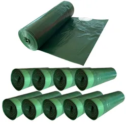 Wellhome – Packung mit 200 30-l-Müllbeuteln mit Selbstverschluss und Tropfschutz, hergestellt aus recycelten Materialien der Marke