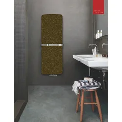 Zehnder Folio Belt FZB-150-052 - Design-Heizkörper aus der Studio Collection in Bronze, 1476x16x535 mm, wärmeeffizient und schwebend leicht