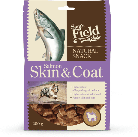 Sams Field Natural Snack Salmão Pele & Pelagem 200g
