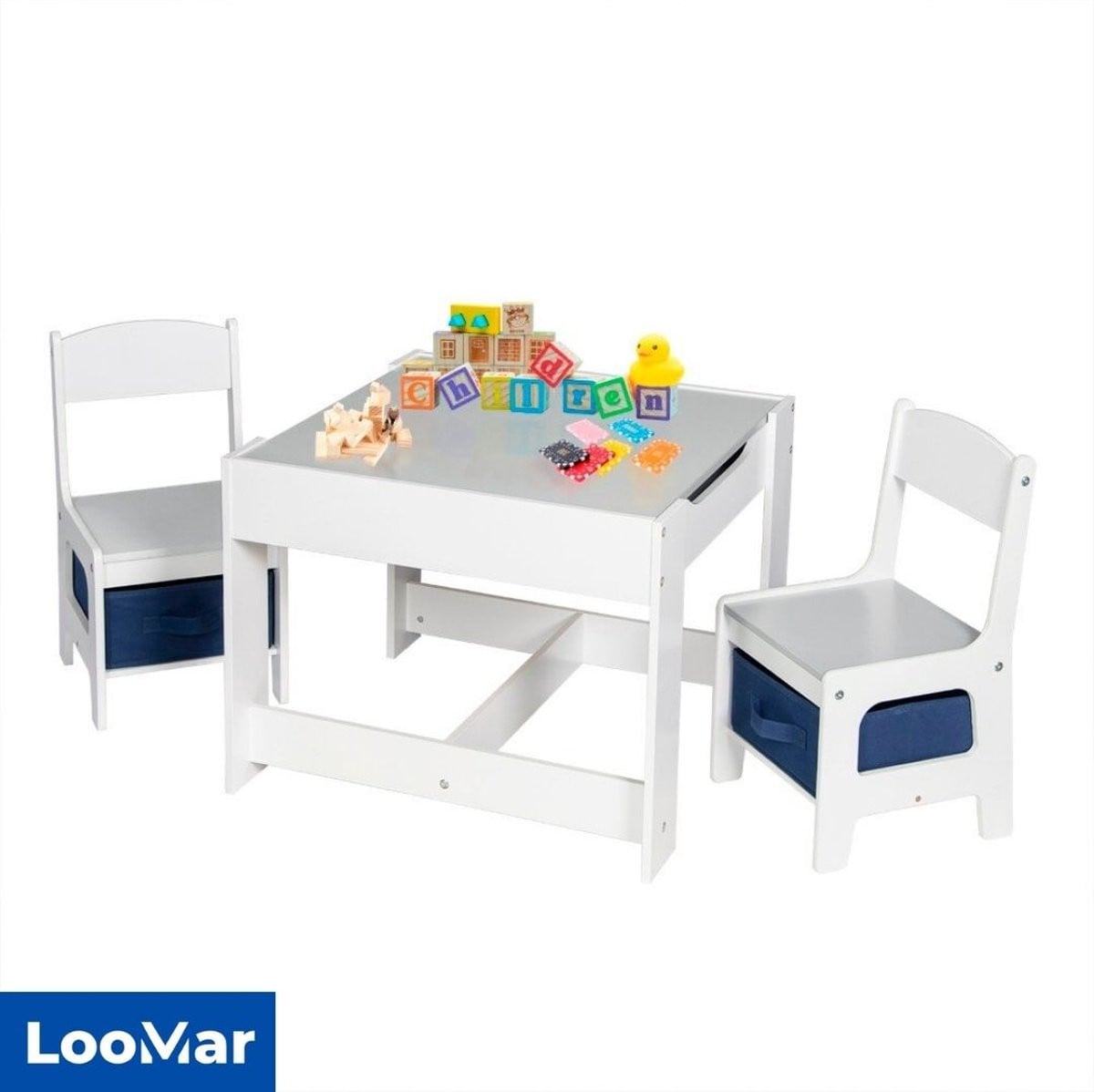 LooMar Kindertafel met 2 stoeltjes