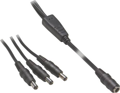 VOLTCRAFT 072958C Niedervolt-Anschlusskabel Niedervolt-Buchse - Niedervolt-Stecker 5.5mm 2.5mm 5.5mm 2.5mm 1.10m 1St.