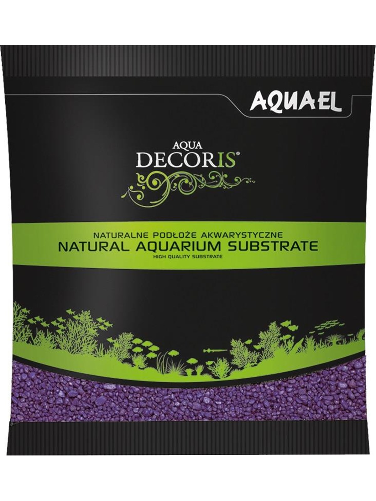 AQUAEL Aqua Decoris Bodengrund für Aquarien Lila 1kg