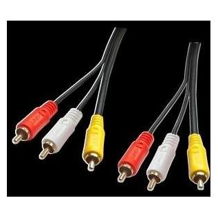 Lindy 3 x RCA - 3 x RCA (1 m, Cinch Kabel) (35690)