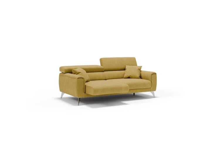 Canapé en tissu imperméable 169 cm jaune