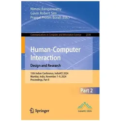 Human-Computer Interaction. Design and, Fachbücher