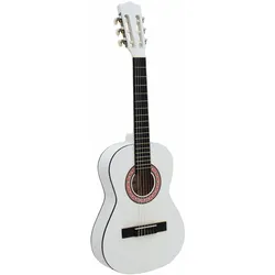 Dimavery AC-303 Klassikgitarre 1/2, weiss (Akustik Gitarre, Blackwood, Linde, Okoume), Gitarre, Weiss