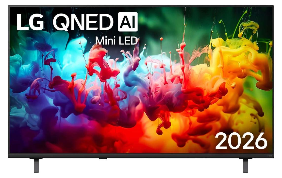 LG QNED AI MiniLED 55QNED7EB3C, 139,7 cm (55"), 3840 x 2160 Pixel, QNED, Smart-TV, WLAN, Schwarz