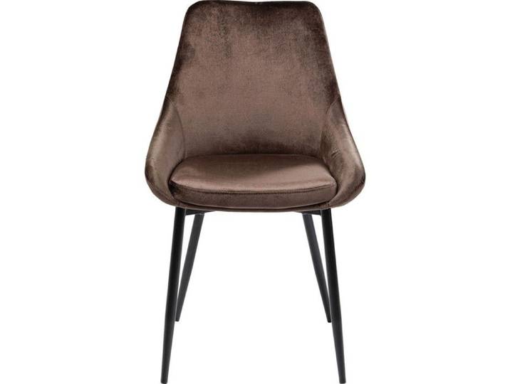 Chaise East Side velours marron Kare Design