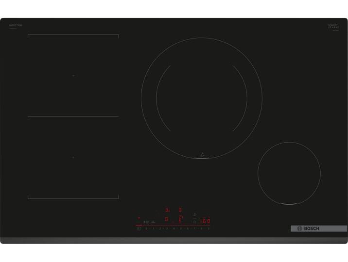 BOSCH Induktions-Kochfeld Serie 6 PVS831HC1E, Große 28-cm-Zone für jede Pfanne & Bratsensor gegen Anbrennen