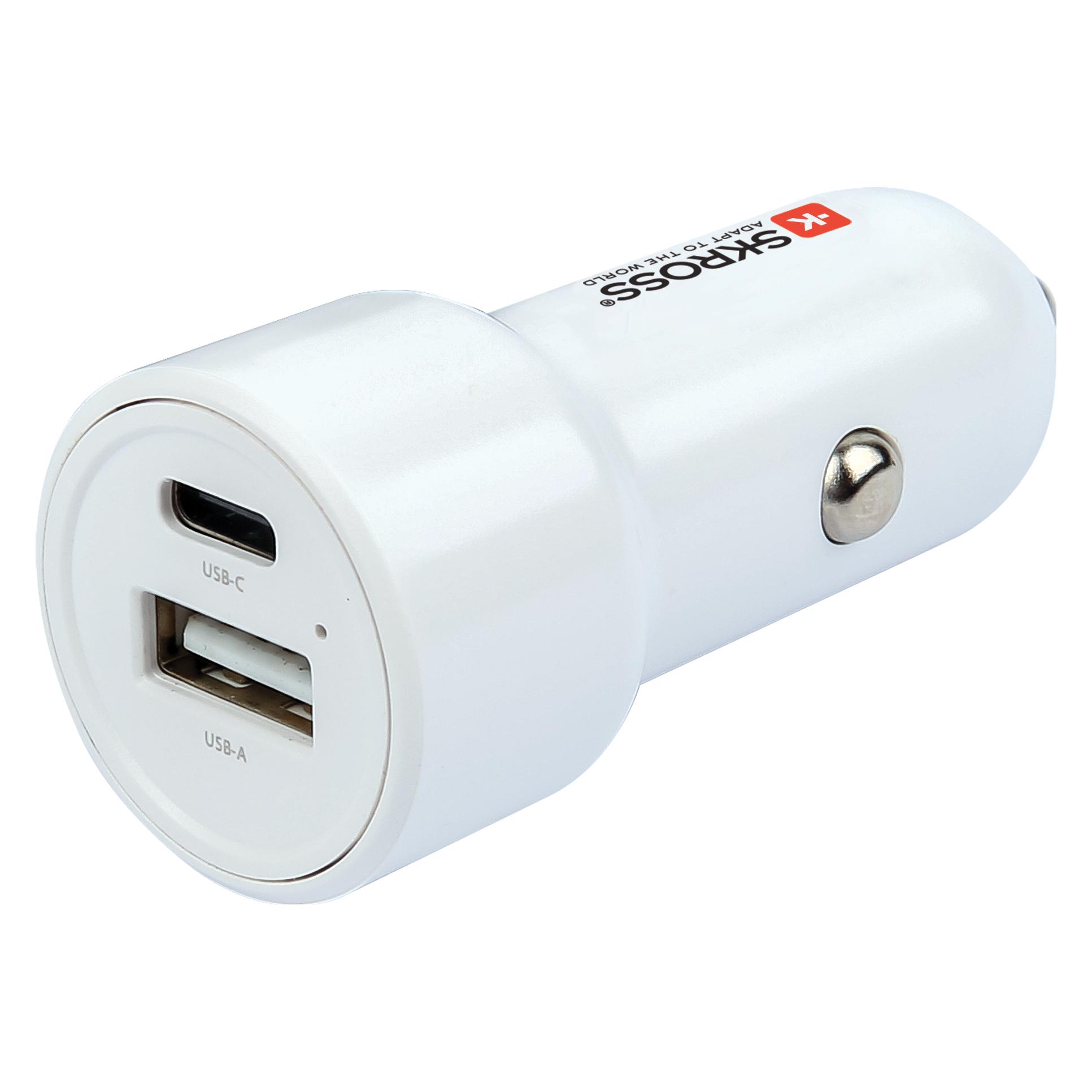 Peter Jäckel SKROSS Dual USB PD Car Charger 65W White (SKCHCA0365WPDCN)