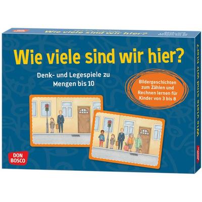 Wie viele sind wir hier? Bildergeschichten zum Zählen und Rechnen lernen für Kinder von 3 bis 8
