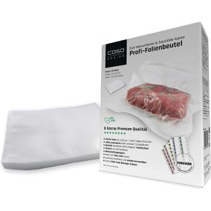 Caso Vakuumierbeutel 1229, Folienbeutel, 25 x 35 cm, 150µm, für Lebensmittel, 50 Stück