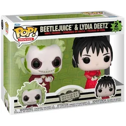 Funko - POP! - Beetlejuice Beetlejuice - Beetlejuice & Lydia Deetz Vinyl 2-Pack