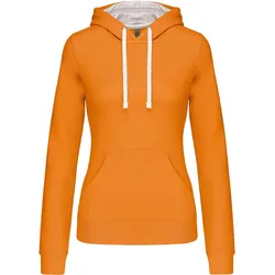 Kariban Damen Kontrast Kapuzen Sweater Hoodie K465