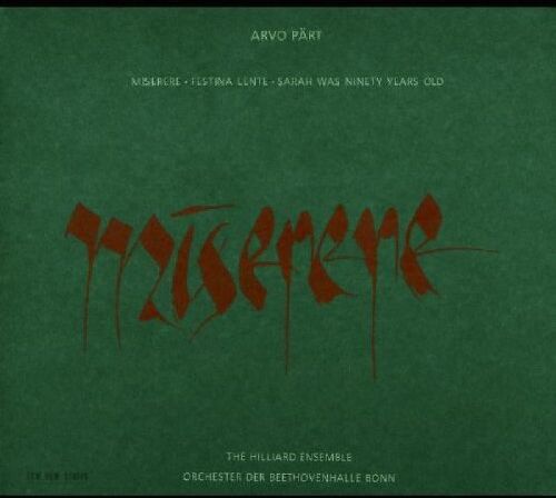 Arvo Pärt - Miserere - Preis vom 04.10.2026 03:51:26 h