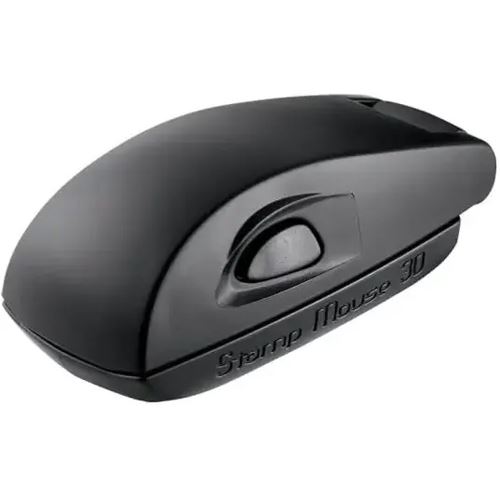COLOP Textstempel, individualisierbar EOS Stamp Mouse 30 selbstfärbend schwarz mit Logo