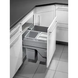 Einbauabfallsammler, Euro Cargo-S, 3610631,KB 600, 56l, KF, hellgrau