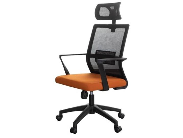 Ygt9mS6vz Stuhl mit hoher Rückenlehne Arbeitsdrehstühle mit Netzstoff und hoher Rückenlehne(Orange)