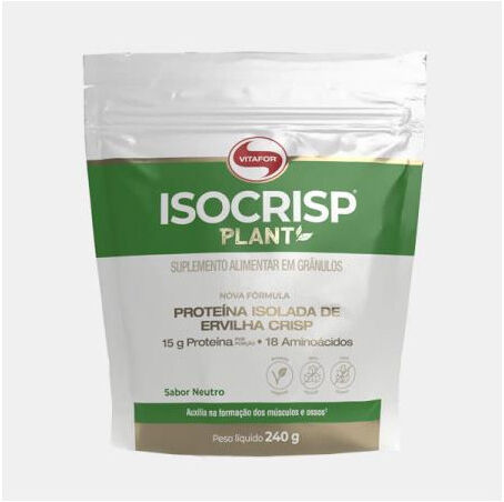 VITAFOR ISOCRISP PLANT PROT. ISOLADA ERVILHA SABOR NEUTRO 240g