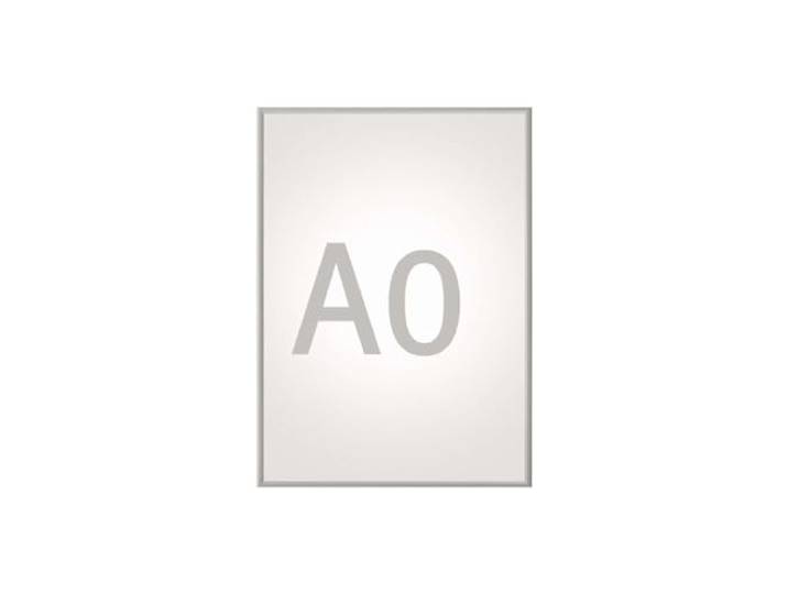 MAUL Kliklijst A0 zilver MAULstandard Zilveren posterframe voor wandmontage