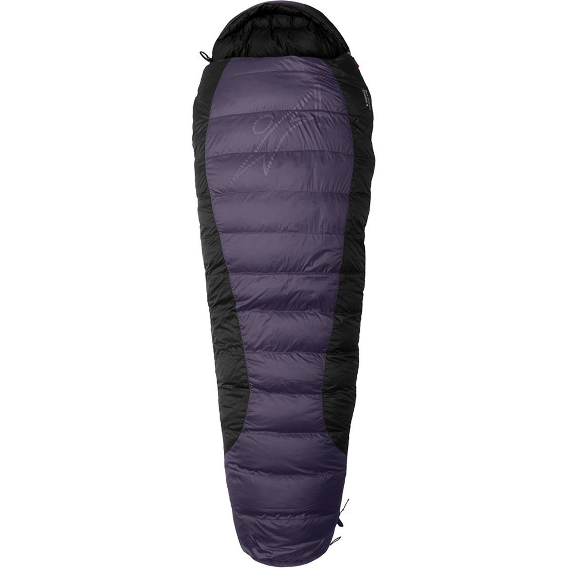 Warmpeace Viking 900 Schlafsack Daunenschlafsäcke lila Größe max. 180cm Camping Daune | imprägnierte Daune