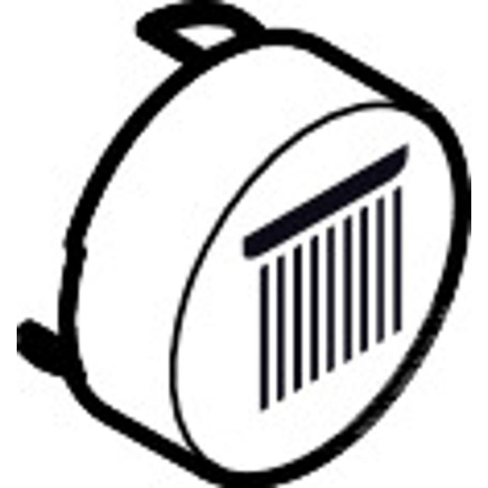 hansgrohe Symbol Kopfbrause 93571610 Rain groß, schwarz