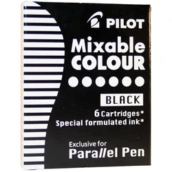 Pilot, Ersatzpatronen + Tintenfass, Füllhalterpatrone (6 Stk.)