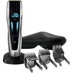 PHILIPS HC9450/20 Serie 9000 mit Touch-Steuerung, Haarschneider Silber/Schwarz