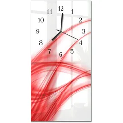 WANDUHR aus Glas 30x60 cm - Abstrakte Kunst