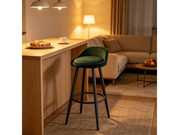 Lot de 1 Tabouret de cuisine chaise de table confortable tabouret de bar chaise de salle à manger tabouret de conversation