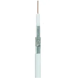 WISI Koaxialkabel 100dB MK 76A/0101 100m Spule 0,8-5,0mm 3fach geschirmt - 100 Meter (73192) (100 dB, Antennenkabel), Antennenkabel