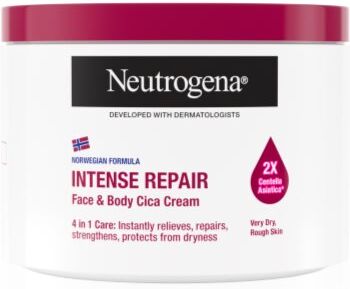 Neutrogena Intense Repair Cica creme de cuidado corporal para pele seca 400 ml. Intense Repair Cica
