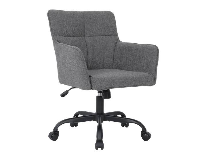 Chaise de bureau pivotante Gains 64 x 83 x 67cm Gris/Gris foncé