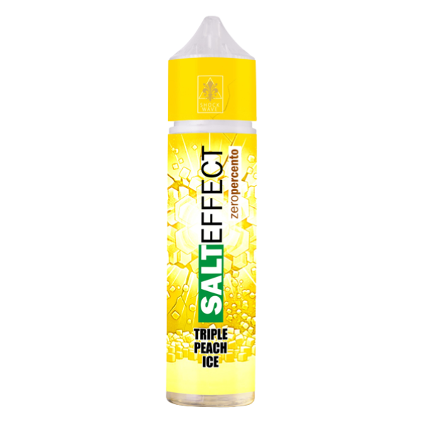 Shock Wave Triple Peach Ice Salt Effect Liquido Shot 20ml Pesca Ghiaccio