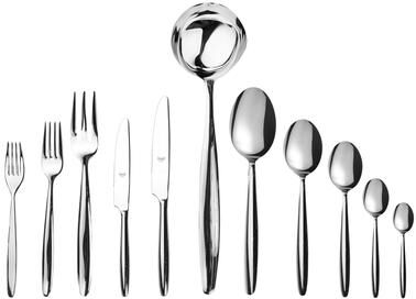 Mepra Acqua Flatware Set - 99 Pieces - Stainless Steel