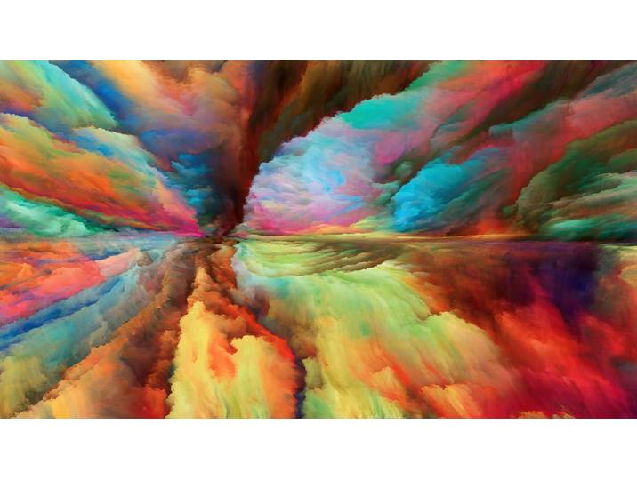 Fototapete PAPERMOON Abstrakt Farben , bunt, B:2m L:1,49m, Vlies, Tapeten, Fototapete