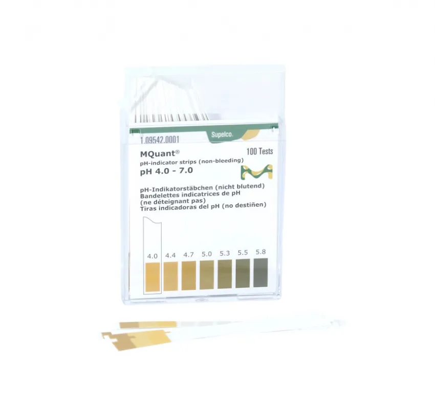 Merck Chemicals MQuant PH-Universal Indikatorstäbchen Merck (100 Stück) pH 4,0 - 7,0 1.09542.0001
