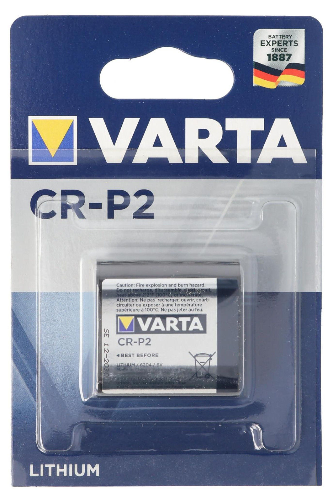 Varta Batterijen geschikt voor Keramag Geberit Lithium 6V, modellen 577230, 577500, 599171000