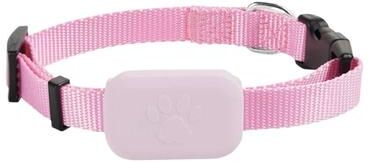 Uplifted Finds Pet GPS Tracker With Adjustable Collar Smart Locator For Dogs And Cats pink
