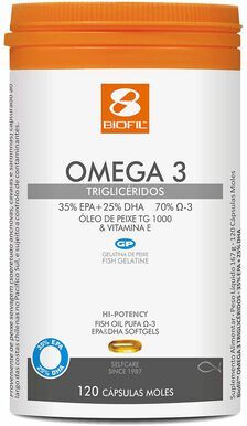Biofil Suplemento Ómega-3 Triglicéridos 120 cápsulas