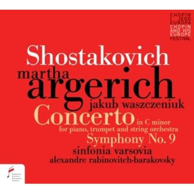 Concerto For Piano In c minor op.35,Symphony 9 - Martha Argerich,Waszczeniuk,Sinfonia Varsovia, CD